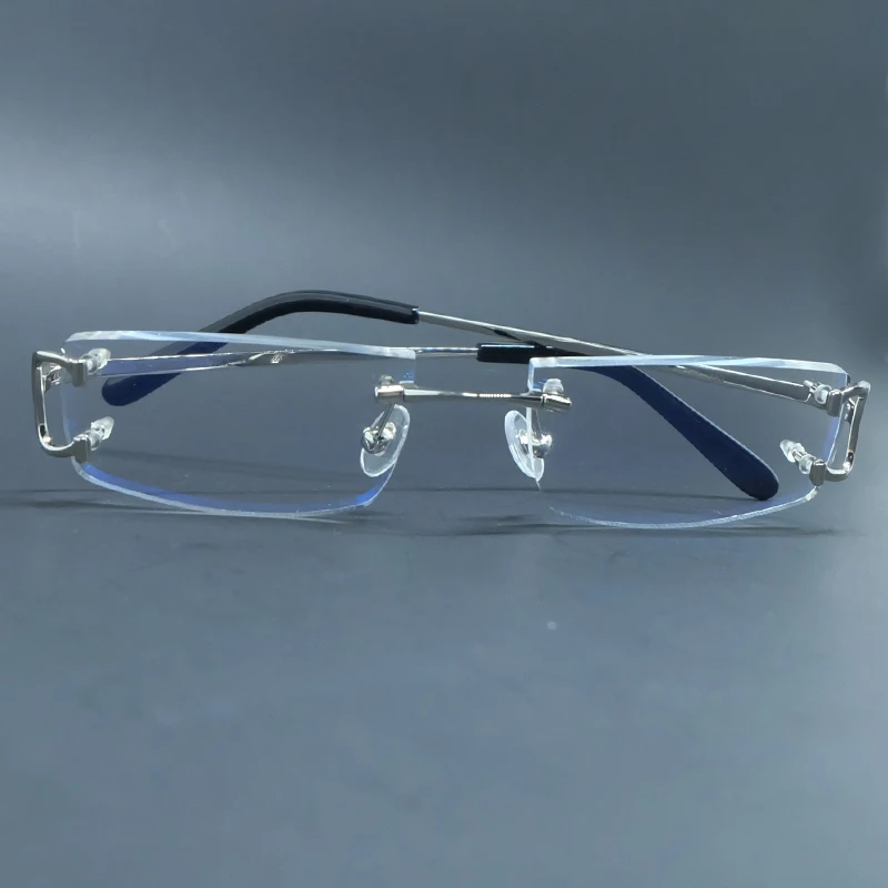 Vintage gafas sin Montura Vasos Hombres Carter Marcos de Anteojos para Llenar Prescripción de la Moda de Gafas de las Mujeres de Lujo de Gafas de Marco 2
