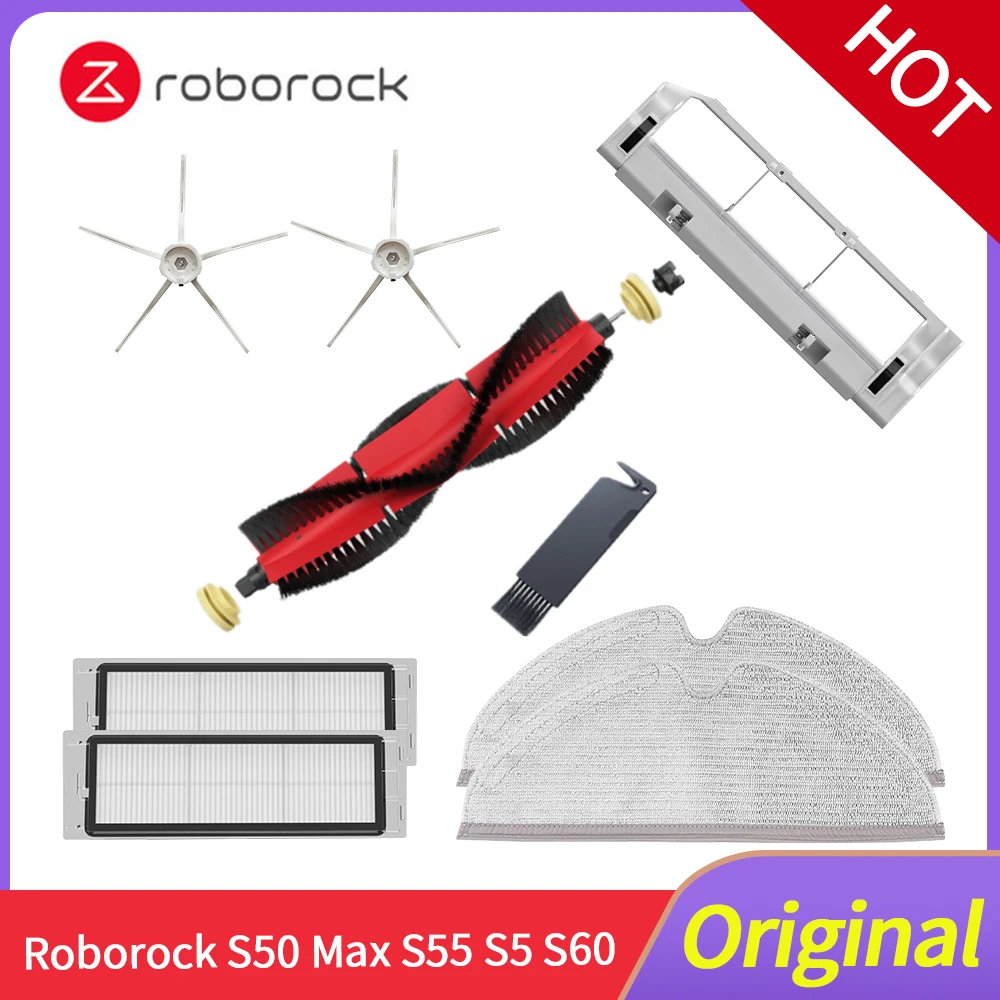 Filtro Hepa Original para aspiradora Roborock, accesorios para aspiradora Roborock S50 S55 S6, piezas de Robot aspirador 2