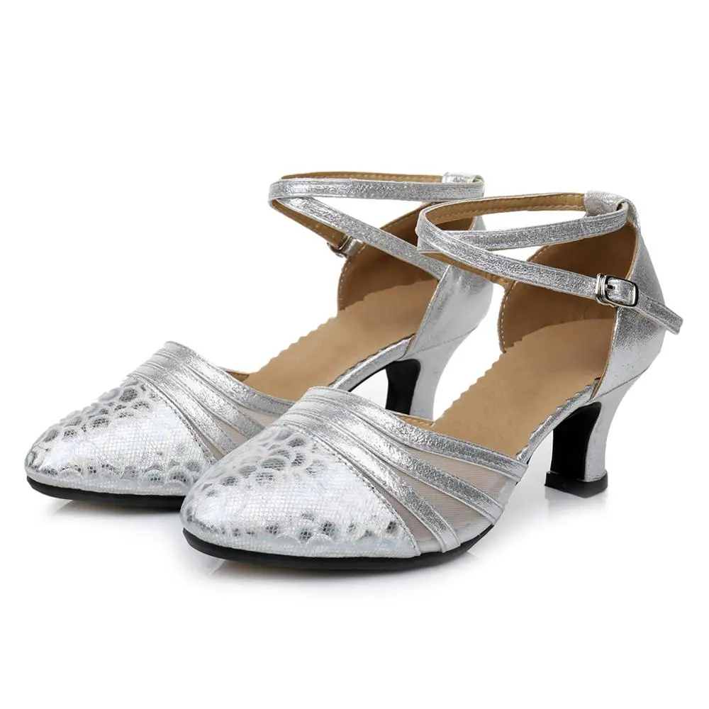 Caliente-venta del latín Moderno Zapatos de Baile para las Mujeres Suela de Goma Señoras Niñas de américa Tango Niños Salón de baile Zapatos de Baile de 3,5 cm/5.5 cm de Tacones 2