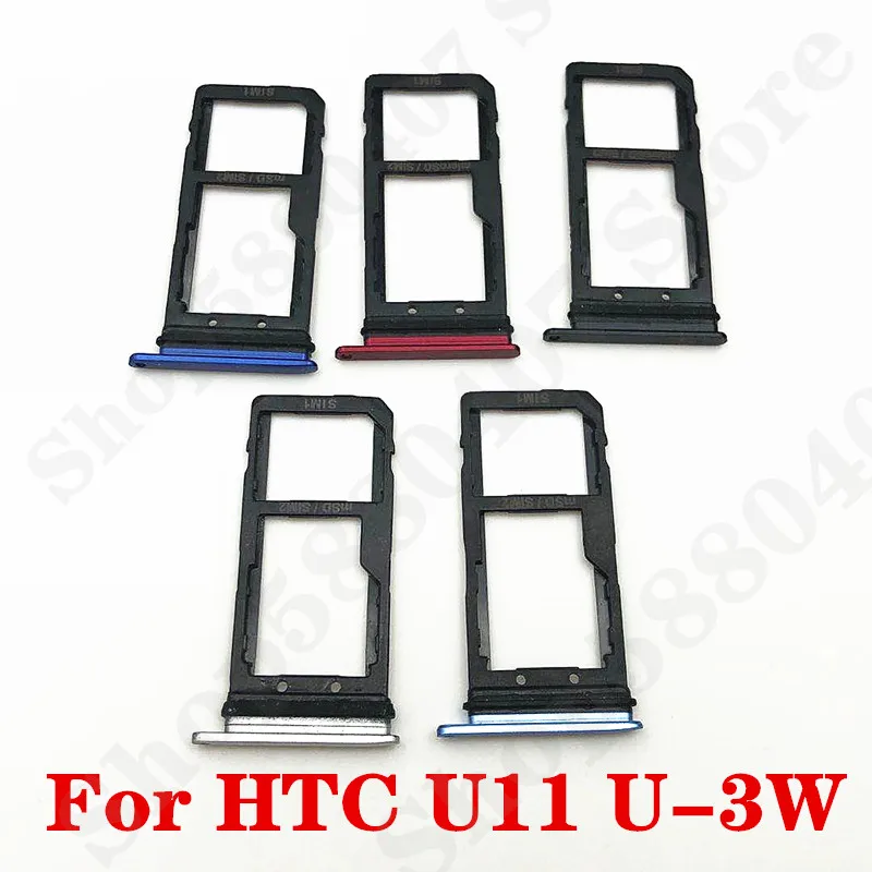 Original TF Bandeja de Tarjeta de SIM Para HTC U11 U-3W SD/SIM TF Titular de la Tarjeta de la Bandeja del Lector de caso de la Cubierta de piezas de Repuesto 2