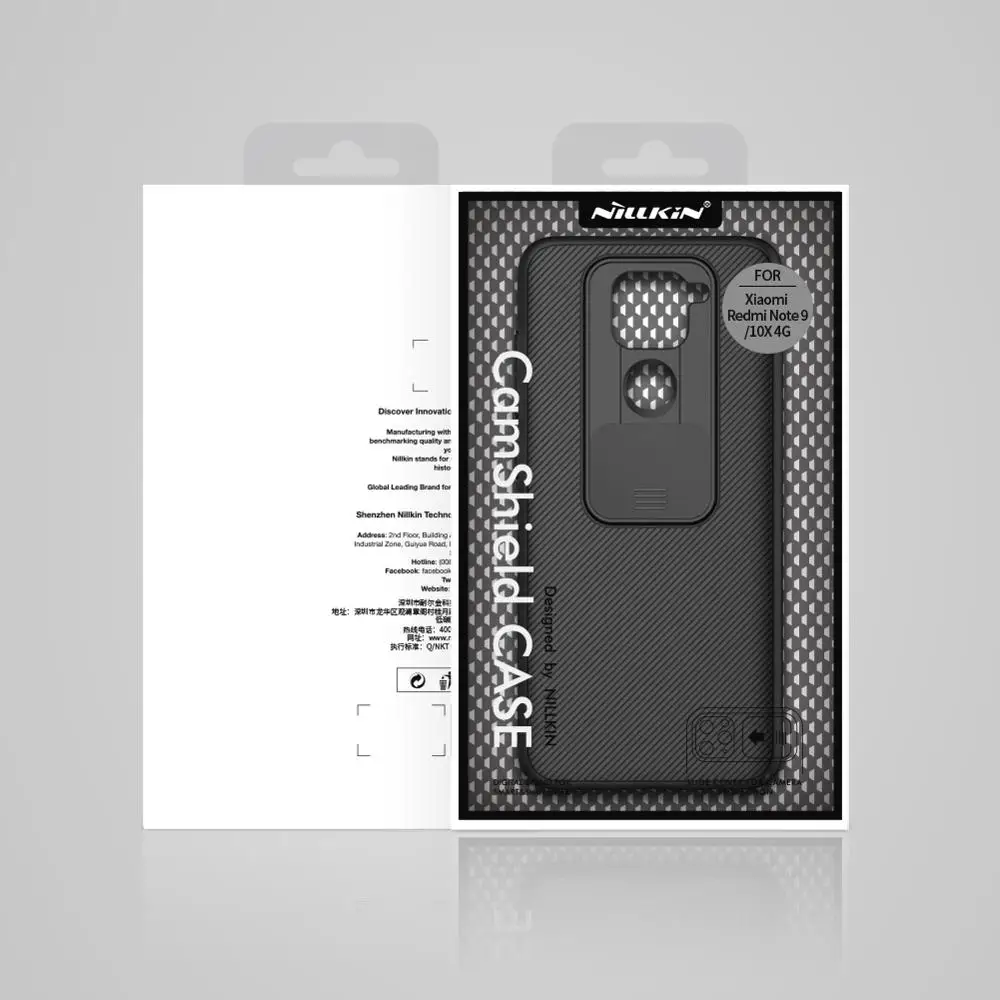 NILLKIN CamShield Casos de teléfonos De Xiaomi Redmi Nota 9 de la Diapositiva de la Cámara de la Cubierta de Protección de nuevo Caso Para el Redmi 10X 4G/Redmi Nota 9 2