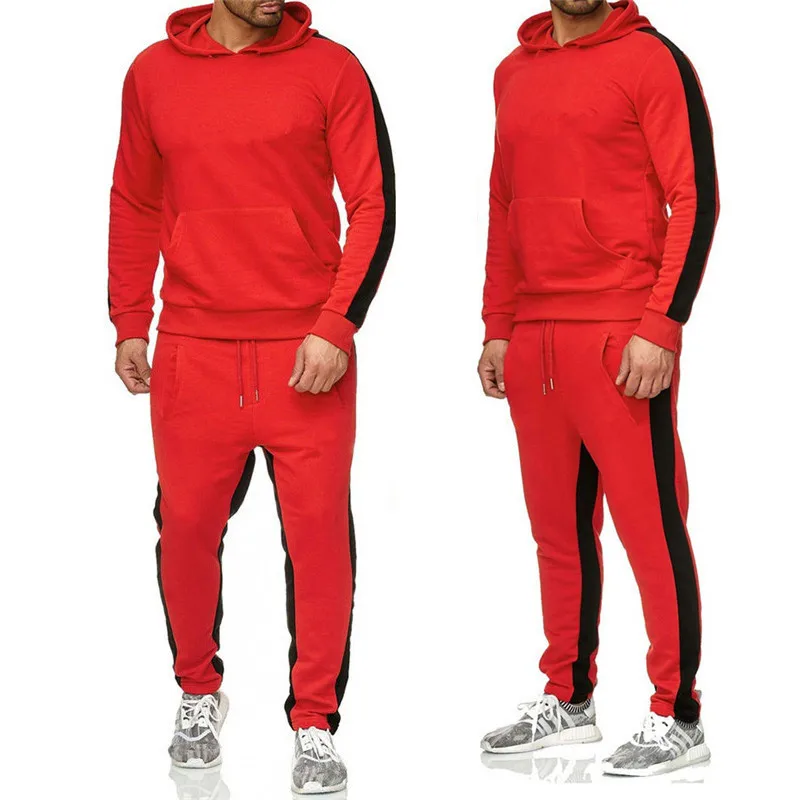 2020 nuevas sweetshirt de los hombres de correr de fitness ropa deportiva casual hombres Sudadera con capucha + pantalones de jogging de los deportes de conjunto de los hombres del conjunto 2