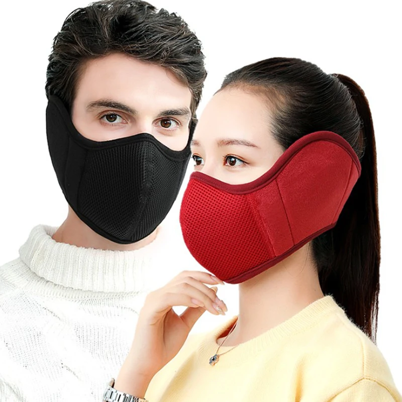 2020 Hombres Mujeres De Invierno De Nueva Máscara De Polvo Al Aire Libre, Montar En Caliente De La Motocicleta De Protección Para Los Oídos Esponja Máscara De Orejeras De Deportes De La Máscara A Prueba De Viento 2