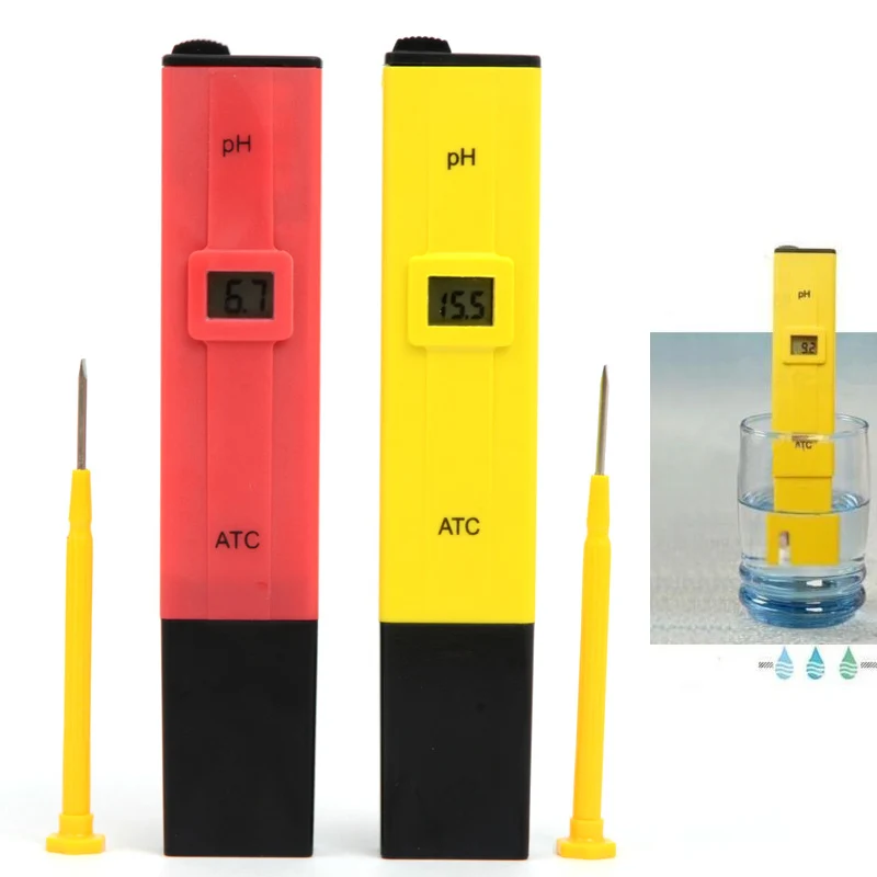 Bolsillo de la Pluma de Agua de prueba de Medidor Digital de PH Tester de PH-009 IA 0.0-14.0 pH para Acuario de Agua de la Piscina de Laboratorio 2