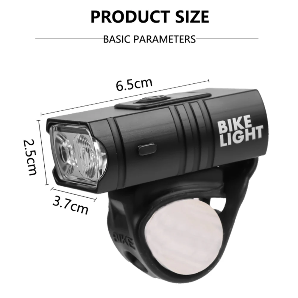 USB Recargable LED Bicicleta Luz Conjunto Impermeable de la Bicicleta T6 LED de la parte Frontal de Luz de la MAZORCA LED de la luz trasera Trasera de Seguridad luz de Advertencia de Ciclismo 2