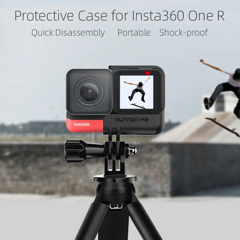 Insta360 Una R de Liberación Rápida de Marco Vlog Jaula Panorámicas 4K Cámara Leica Caso de la Protección Para Insta360 UNA R Cámaras Accesorios 2