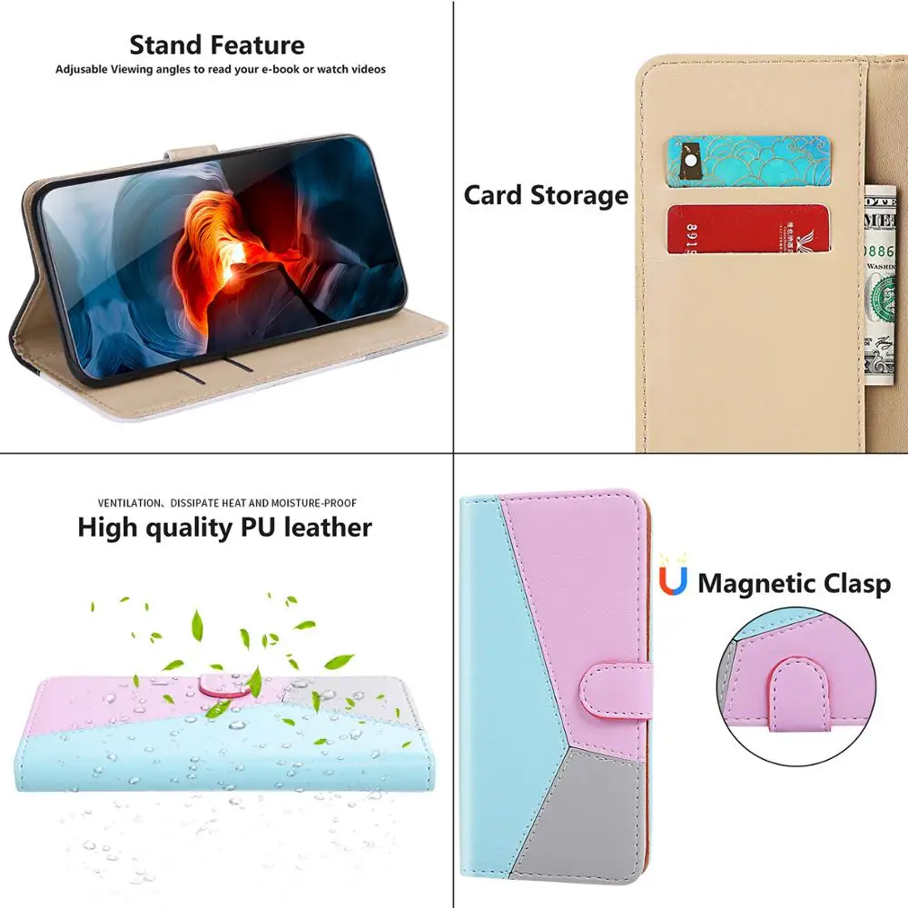Para Xiaomi Redmi Nota 5 Caso de Cuero Flip Case Redmi Nota 5 Pro Coque Cartera Magnético de la Cubierta Xiomi Redmi Nota 5 Pro de la caja del Teléfono 2