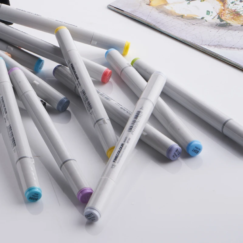 Finecolour EF101 160 Colores Profesional Croquis de Doble cabeza de Arte Marcadores de Animación/Paisaje/Diseño Industrial 2