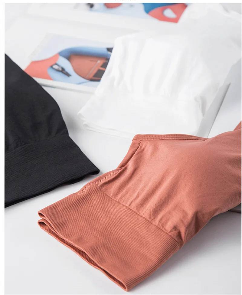 Tanque de Crop Tops para Niñas Femenino Camisola de Moda de Color Sólido Salón de la Ropa interior para las Mujeres Lencería Mujer Push Up BodyShaper 2