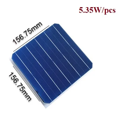 200W panel solar diy kits de 40pcs PERC de alta calidad 5.35 W 0,5 V células solares monocristalinas + suficiente cable de tabulación 2