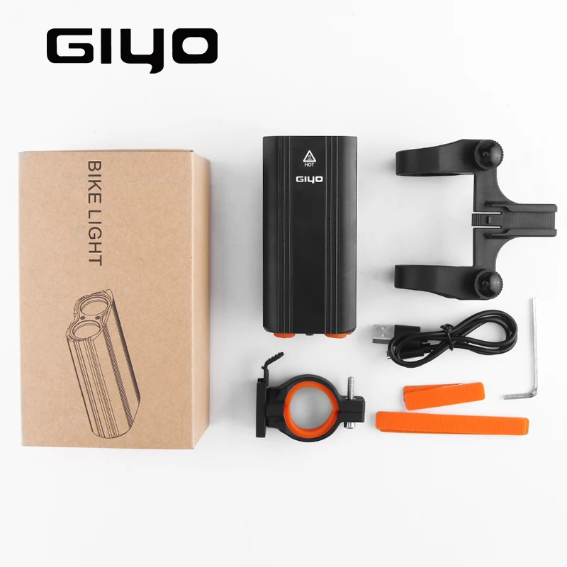 GYIO T6 LED Recargable USB Ciclismo Luz de la Bici de la Bicicleta Frente Faro Linterna IPX 6 Impermeable 2