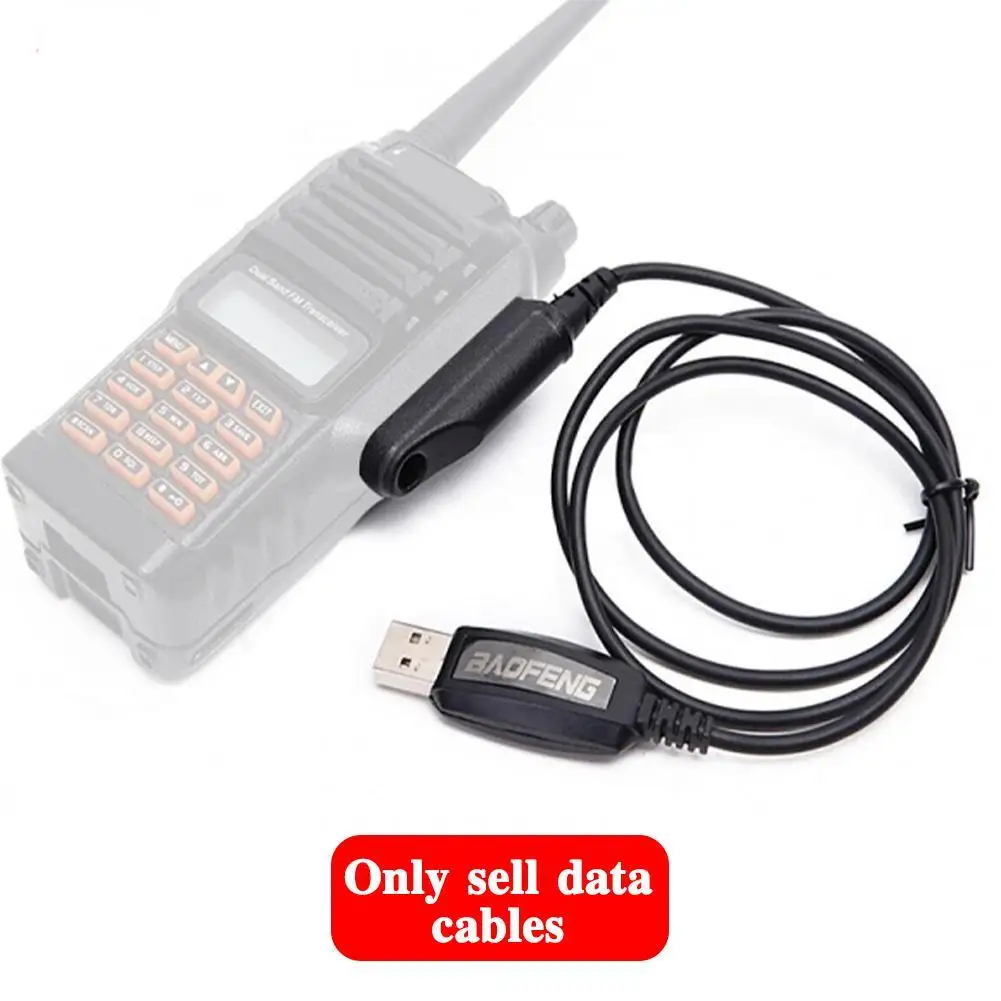 Cable de Programación USB para Baofeng Impermeable de Dos vías de Radio UV-XR UV-9R Plus UV-9R Mate-58 BF-9700 Walkie Talkie 2