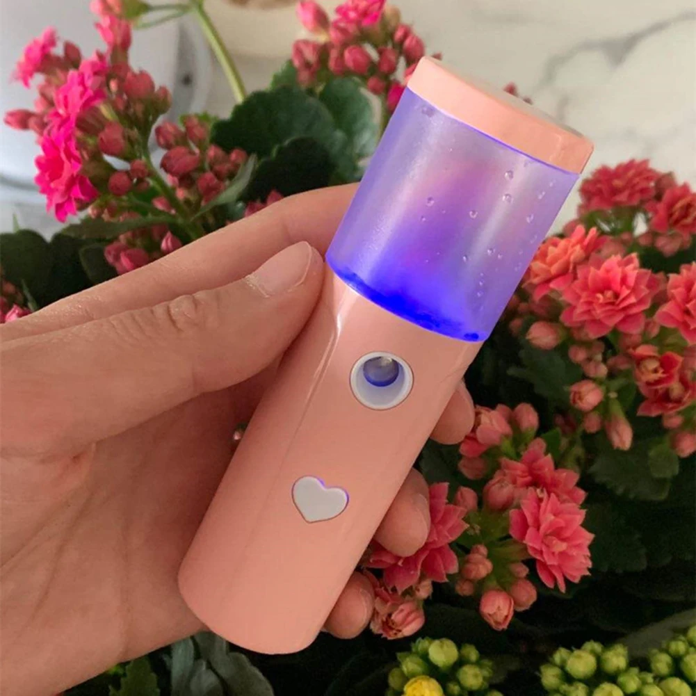 30ML Mini Nano Facial Pulverizador USB Nebulizador Cara Vaporizador Humidificador Hidratante Anti-envejecimiento de la Arruga de la Belleza de la Mujer el Cuidado de la Piel de las Herramientas de 2