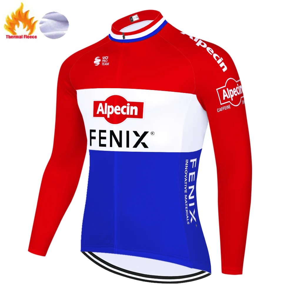 2020 alpecin fenix jersey de Ciclismo de Invierno de Lana Térmica de ciclismo ropa hombre Hombres ropa ciclismo hombre invierno uniforme 2