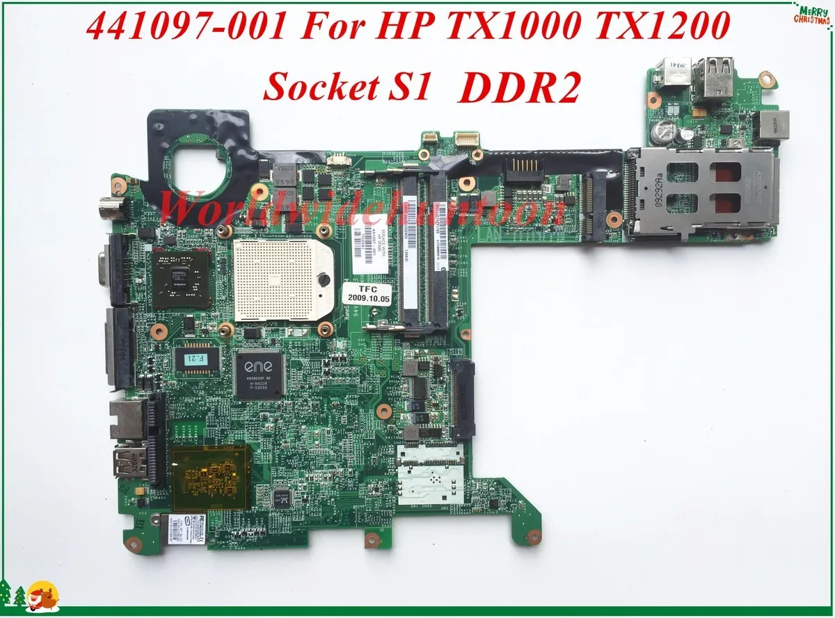 De alta Calidad de la Placa base 441097-001 Para HP TX1000 TX1200 Portátil de la Placa base Socket S1 DDR2 Probado y Pruebas de Soporte de Vídeo 2