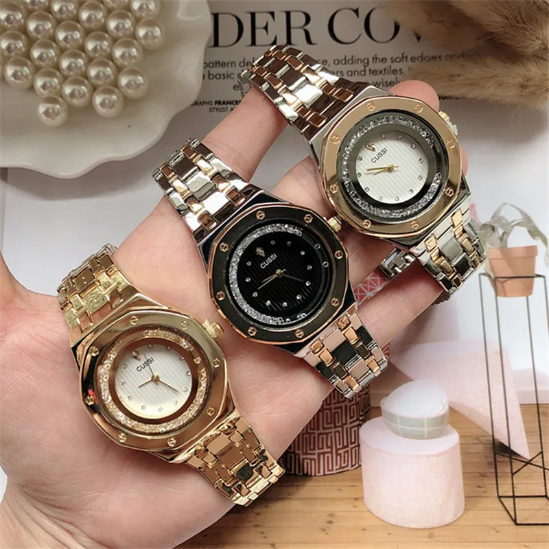 Cussi de Oro Rosa de las Mujeres del Reloj De 2019 Marca de Lujo de Relojes de Señoras de la Moda Casual de Cuarzo reloj de Pulsera reloj mujer de Regalo de las mujeres del Reloj 2
