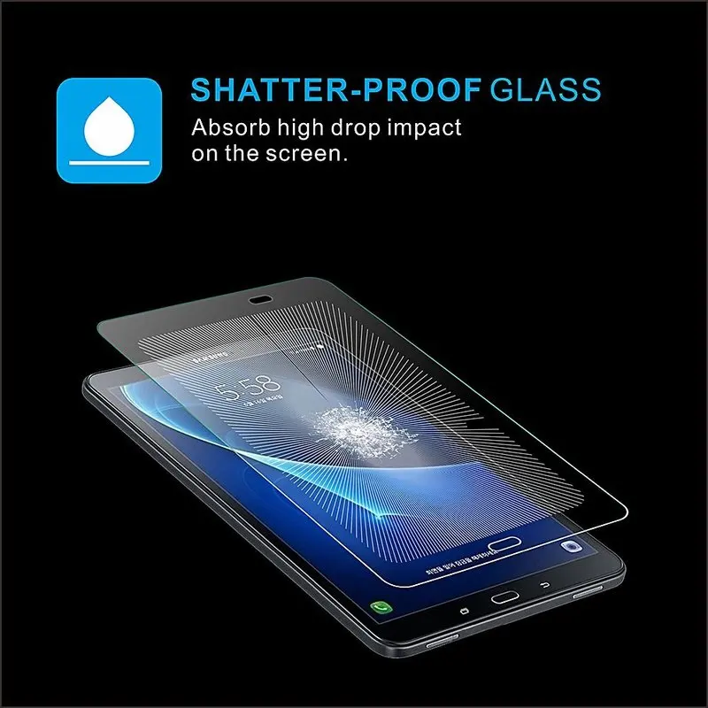 De Vidrio templado para Samsung Galaxy Tab Un A6 7.0 Protector de Pantalla para Galaxy Tab de 10.1 SM-T580 T585 SM-P580 P585 T280 SMT285 2