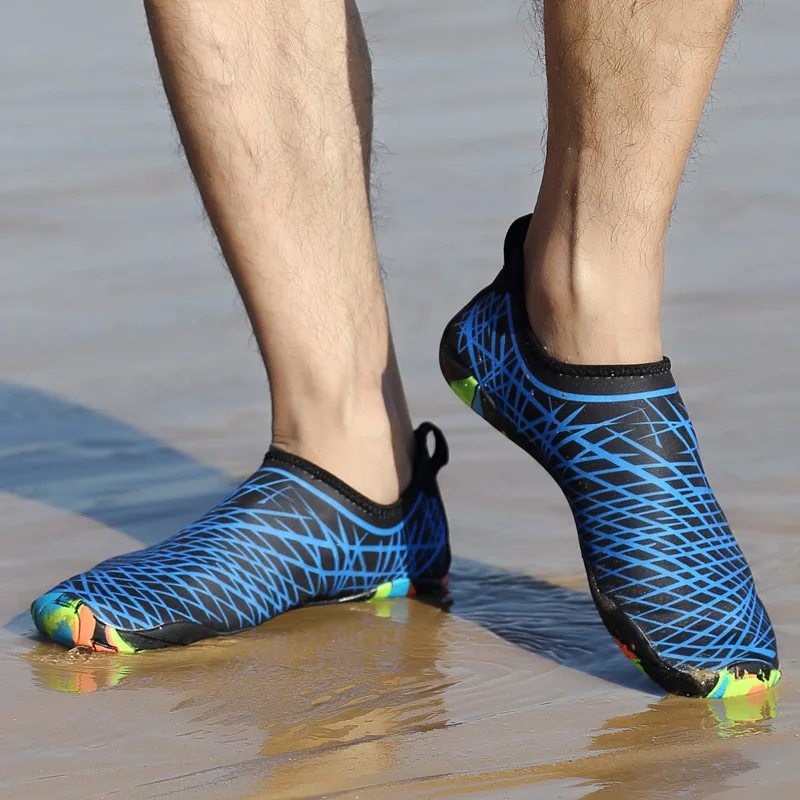 La natación Zapatos de Buceo al aire libre Zapatos de Playa de la Pareja, aguas Arriba de los Zapatos de la Aptitud de la Piel Tocar Snorkel Antideslizante Zapatos de Vadeo 2