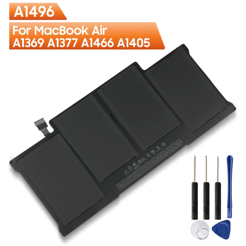 Reemplazo de la Batería A1496 Para el MacBook Air A1369 A1405 A1466 A1405 A1377 Auténtica Batería Recargable 7150mAh 2
