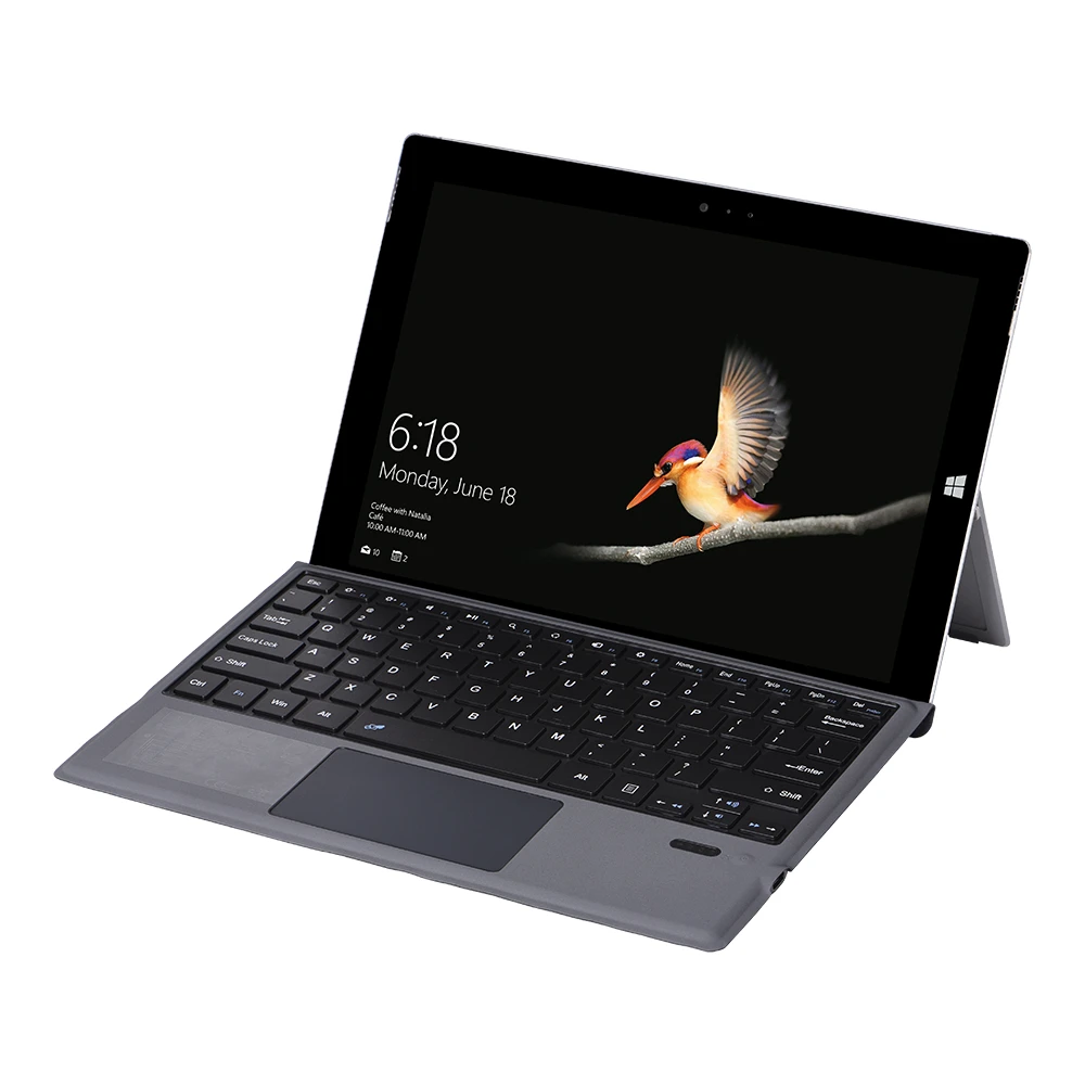 Adecuado para Microsoft Surface Pro 3/4/5/6/7 Tableta Inalámbrica Bluetooth 3.0 Tablet Teclado Portátil Gaming Keyboard 2