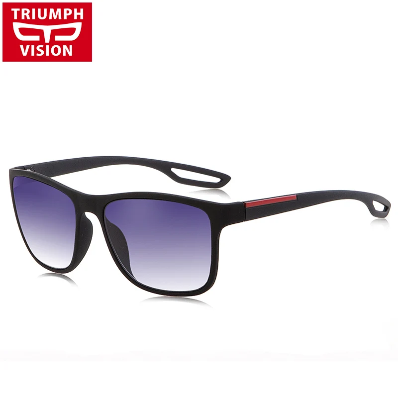 El TRIUNFO de la VISIÓN del Cuadrado Negro de Gafas de Sol Para los Hombres Gradiente UV400 Gafas de sol Masculinas de la Marca del Diseñador de Alta Calidad Oculos Tonos 2