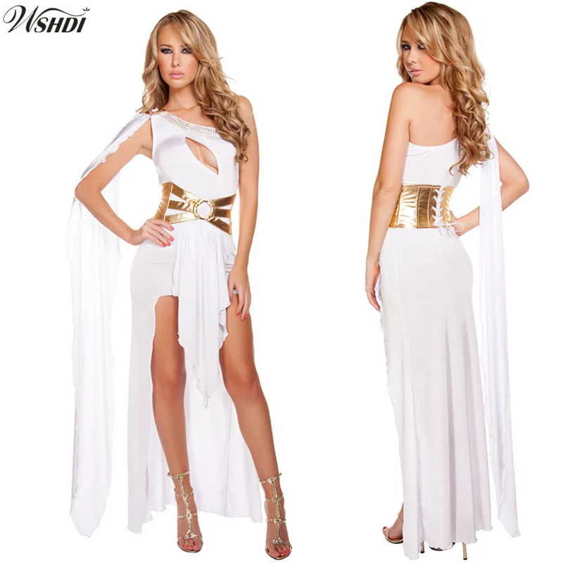 2020 Nuevo de Alta Calidad de Cleopatra Fiesta de Disfraces Vestido de Diosa griega de Cosplay ropa de Adulto Reina Egipcia de Disfraces de Halloween 2