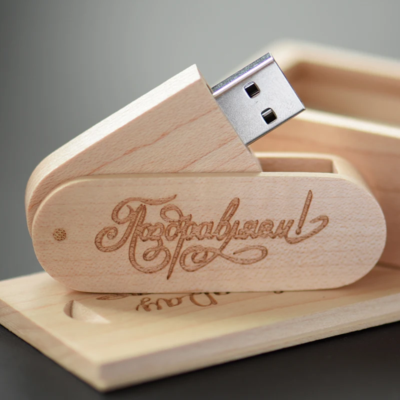 JASTER de madera+Caja (1 pc gratis LOGOTIPO) de la Unidad Flash USB de 8 gb 16 GB 32 GB 64 GB 4 GB USB 2.0 Pen Drive de Memoria, pendrive regalos de Navidad 2