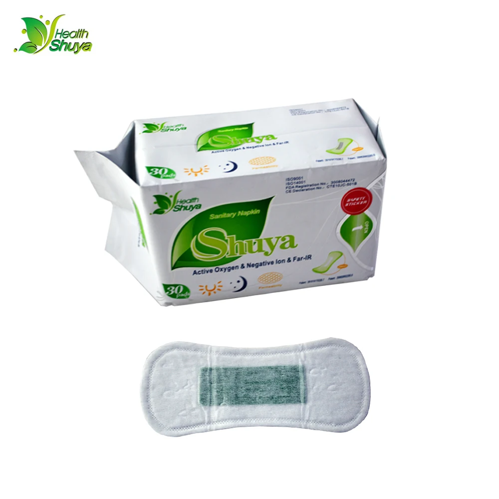 2 Paquetes de Aniones toalla Sanitaria toallas Sanitarias, Oxígeno Activo, toallas Sanitarias, Negativo menstrual de la almohadilla de productos de higiene Femenina 2