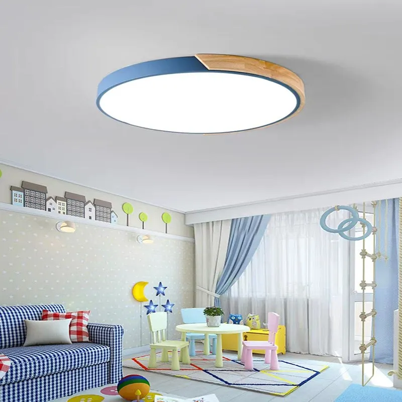 Moderno LED Luces de Techo luminaria led teto Moderna, Colorida lámpara de Techo para la sala de estar la habitación de los niños pasillo de Luz en el Hogar Accesorios 2