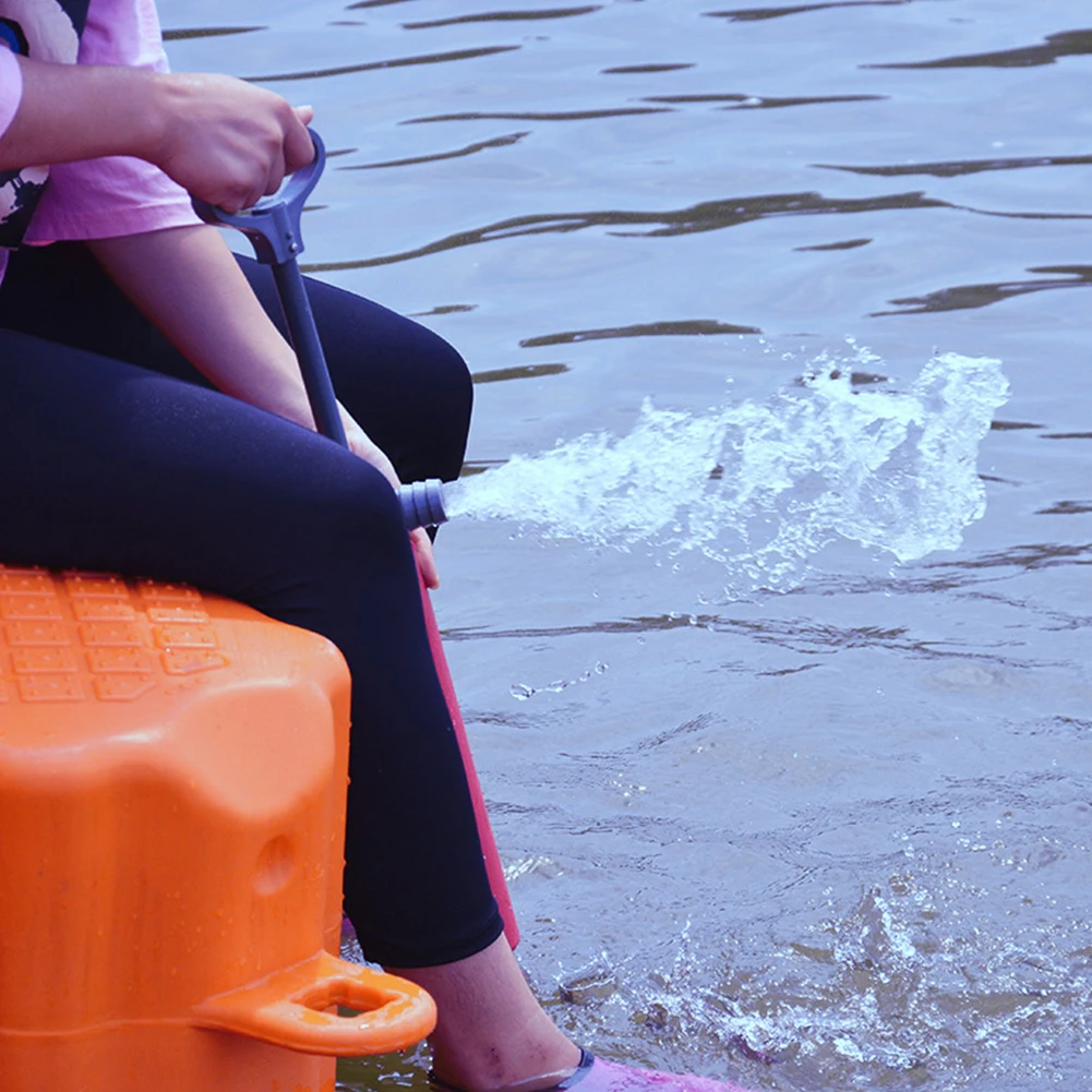 46cm Kayak Bomba de Mano Canoa Flotante de Plástico de la Mano de la Bomba de Achique de Emergencia de Supervivencia y Rescate de Agua de embarcaciones Deportivas Accesorios 2