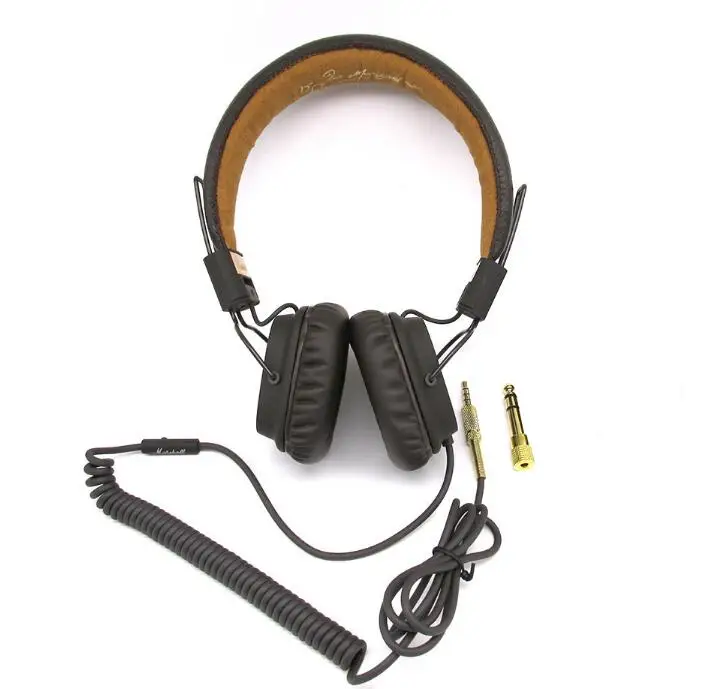 En stock Importante de los Auriculares de alta fidelidad Estéreo de auriculares de Alta calidad cable de los Auriculares gaming con Micrófono Para marshall auriculares para teléfono de la pc 2