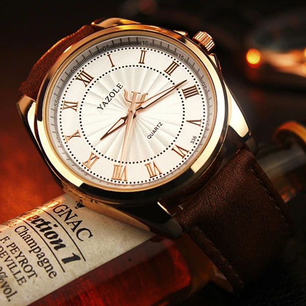 Nuevos Relojes para Hombre de la Marca Superior de Lujo YAZOLE de Moda Reloj de Pulsera Para Hombres caja de Oro Rosa Reloj Hombre Reloj de Envío de la Gota Descargar 2