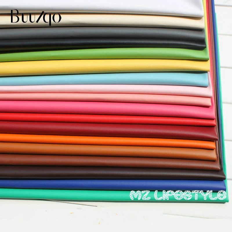 Buulqo 50*138 cm Agradable cuero del PVC por metro de Imitación de Cuero de la Tela para Coser, de cuero artificial para el BRICOLAJE material de la bolsa 2