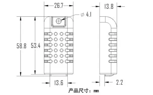 10PCS Digital Sensor de Temperatura y Humedad AM2302B Sensor de Temperatura y Humedad Para Arduino 2