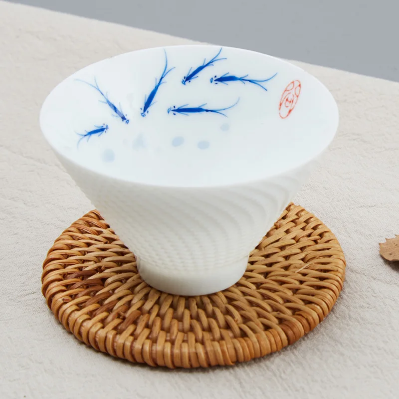 TANGPIN de cerámica tetera, hervidor de agua gaiwan taza de té de peces de cerámica de juegos de té chino de kung fu juego de té 2
