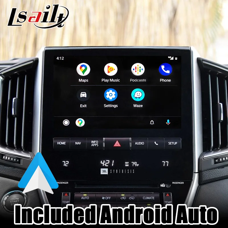 Android 9.0 Multimedia Interface de Video de la Caja de Navegación para Land Cruiser LC200 VXR GXR 2013-2020 soporte de Android auto 4+64G 2