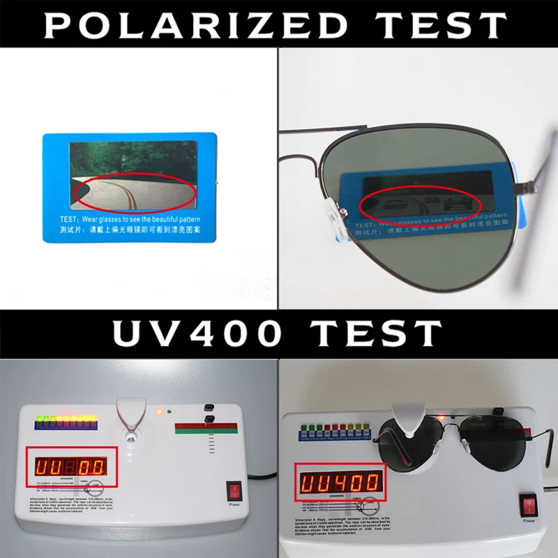 La aviación de los Hombres Gafas de sol de Moda de Diseño de la Marca de Polarizado de las Mujeres Gafas de Sol Hombres de Moda los Tonos Anti-reflejos de la Protección UV400 Gafas de 2