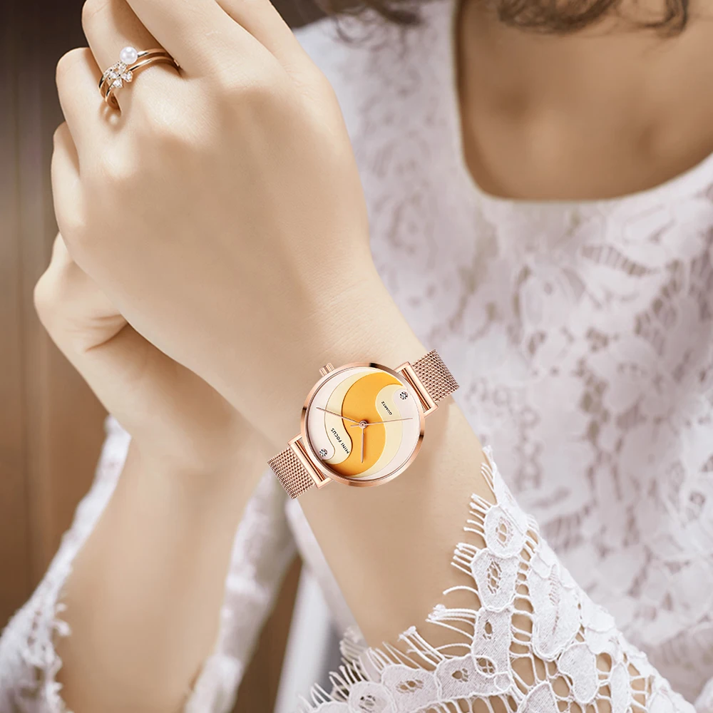 MINI FOCO de las Mujeres Relojes Impermeables de la parte Superior de la Marca de Lujo de la Moda Casual de las Señoras Reloj de Cuarzo de Acero Inoxidable Reloj Mujer Montre Femme 2