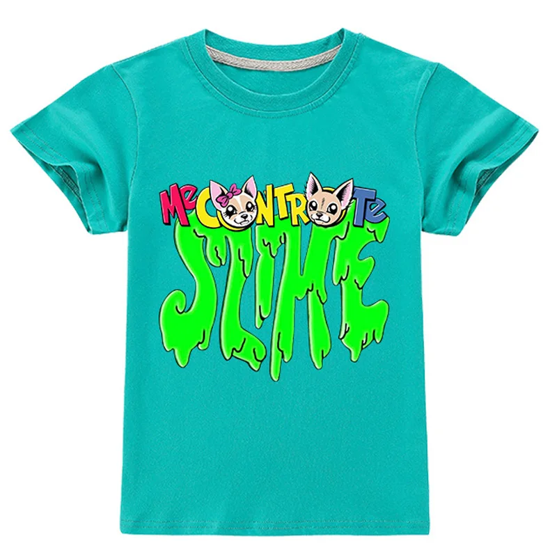 Nueva Camiseta de Chicos de 3 a 14 años Me Contro Te la Historieta de la Moda Sudadera de Algodón Sudadera de Niños Camisetas Cortas de los Niños Ropa de Verano 2