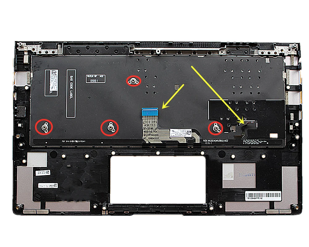 El ordenador portátil/noebook NOS Retroiluminación de Teclado superior de la Shell de la Cubierta del caso para Asus Deluxe13 Zenbook S13 UX333 UX333F UX333FN U3300F Oro Azul 2