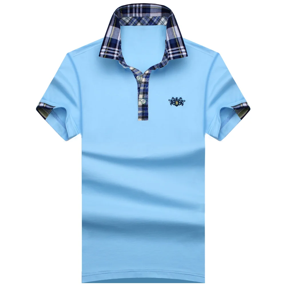 SHABIQI NUEVA 2019 Hombres de la Marca de la Camisa de Polo De los Hombres del Diseñador de camisetas tipo polo de los Hombres de Algodón de Manga Corta camiseta de Marcas de camisetas de Talla Plus S-10XL 2