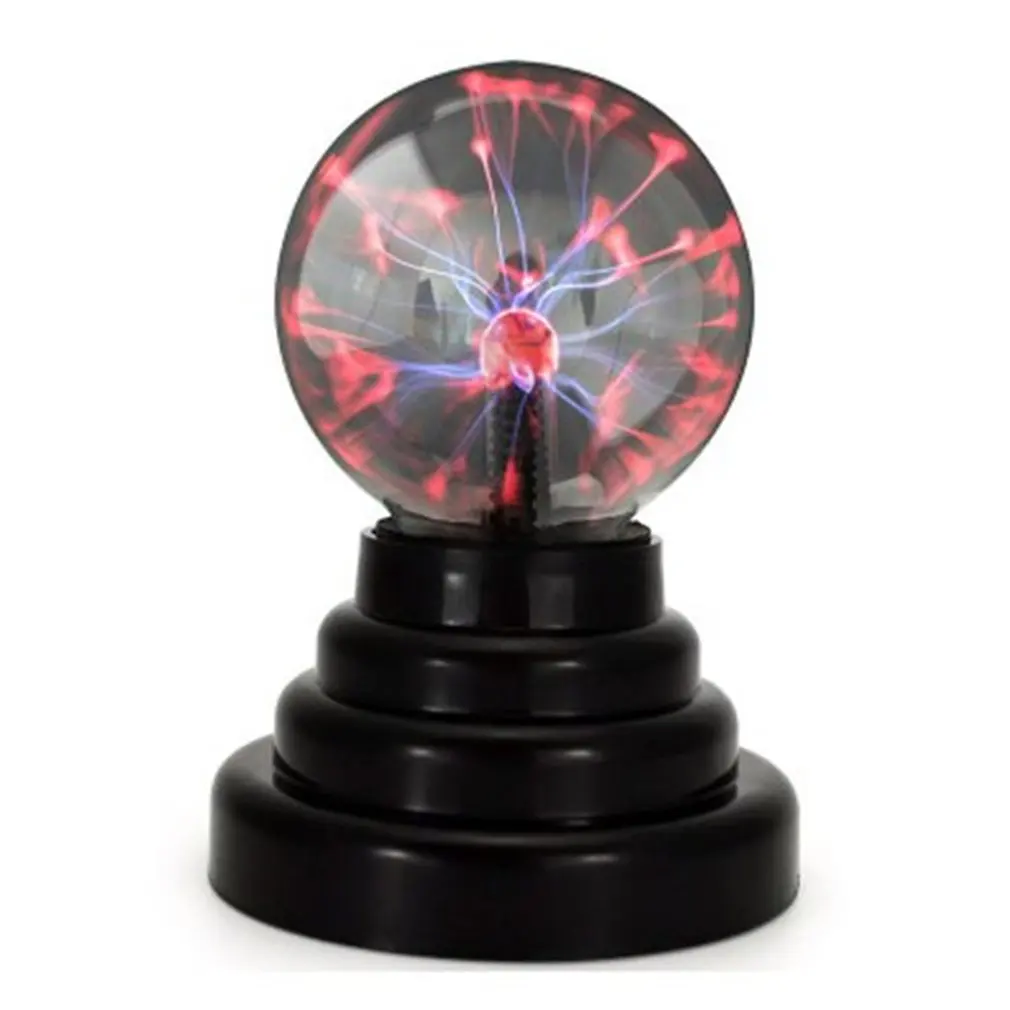 La Bola de Plasma Ambiente de la Noche de Luz de Lámpara de Lava de Alimentación a través de USB y Baterías AAA Niños Regalo 2020 Magia de Rayo LED Lampen 2