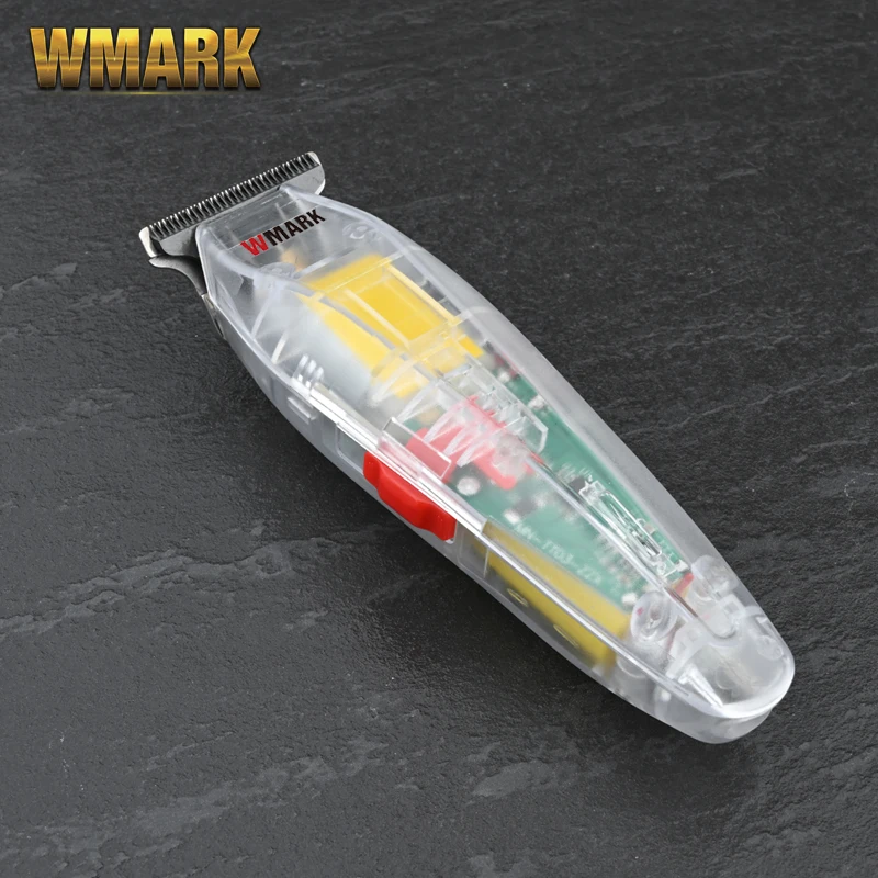 WMARK Transparente 2 en 1 Conjunto NG-108 Recargable de Pelo de los Clippers de corte de Pelo de la máquina Inalámbrico Y Detallista Trimmer 2