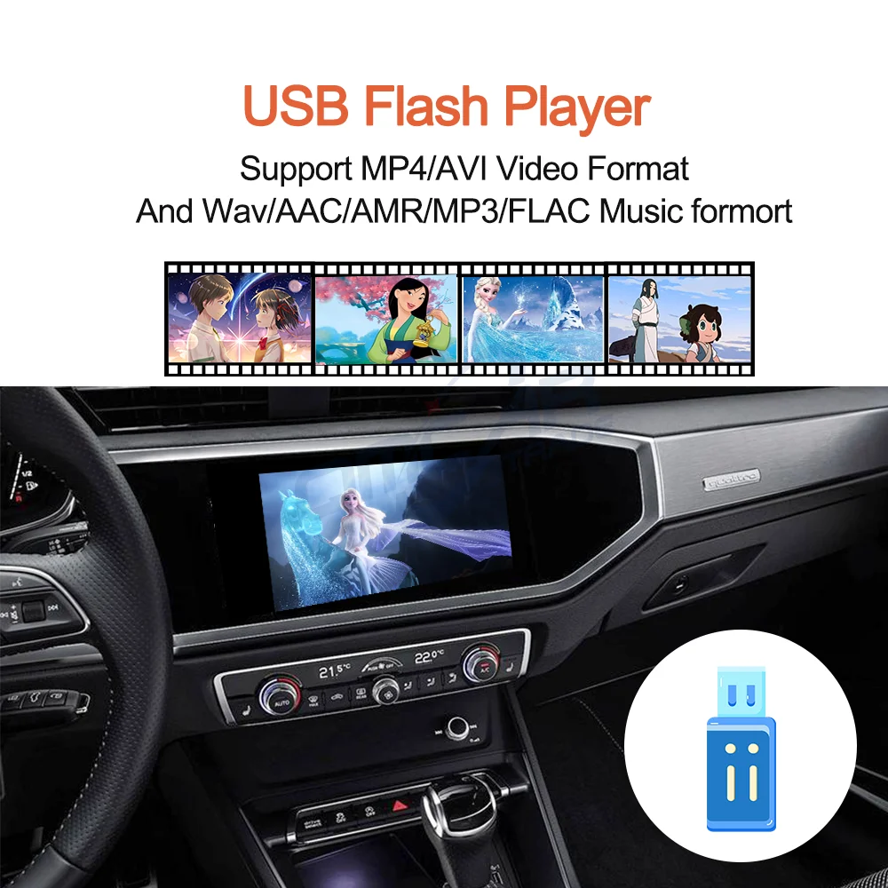 5G Inalámbrico Apple Carplay Dongle Mirrorlink Smart Media de Coche de Caja de Juego Adaptador Wifi USB Flash Player Para el iPhone iOS Accesorios 2