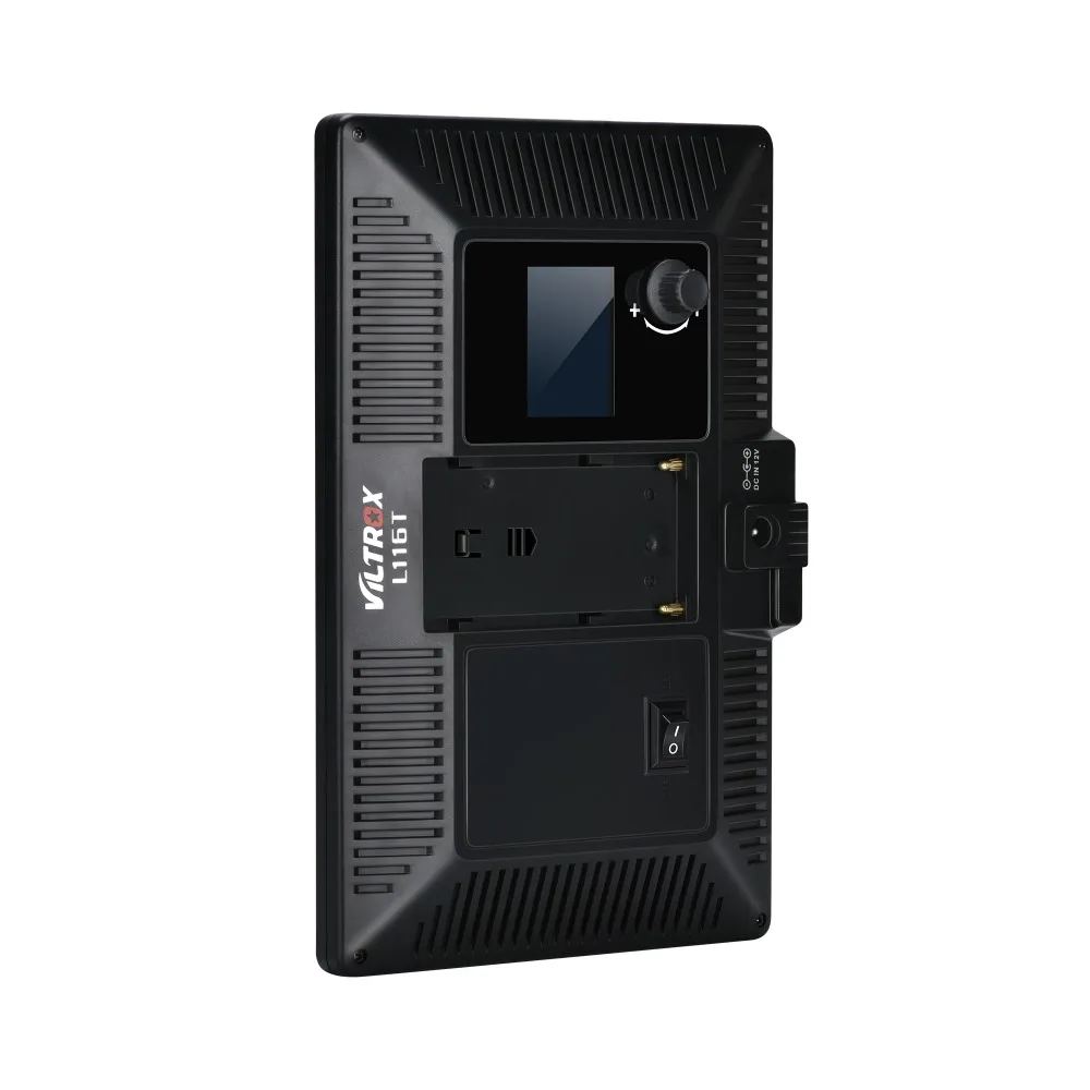Viltrox L116T Pantalla LCD Bi-Color y Regulable Slim de Vídeo DSLR de Luz LED + Batería + Cargador para Canon Nikon Cámara Videocámara DV 2