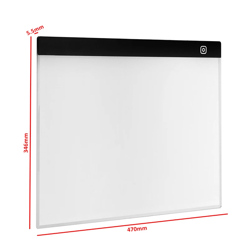 Portátil A3 Dibujo Digital Tableta Gráfica, Caja de Luz LED de Seguimiento de Copia de la Junta de Pintura Escribir la Tabla de Tres niveles de Regulación Stepless 2