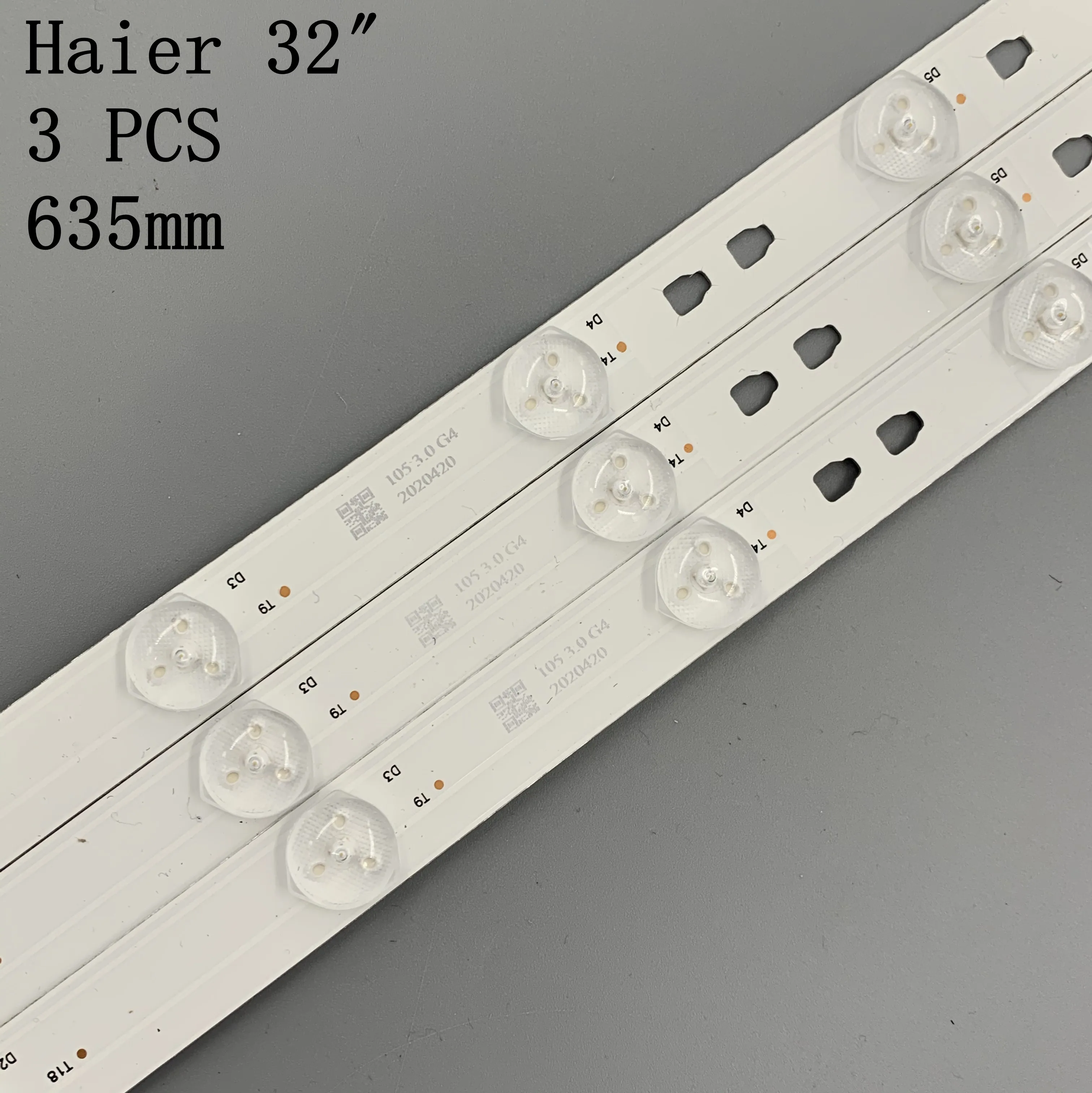 Nuevo original para Haier LE32B310G de la Lámpara led de la tira de LED315D10-07 (B) 30331510219 un conjunto de 3 led de alta luminosidad de la iluminación 2