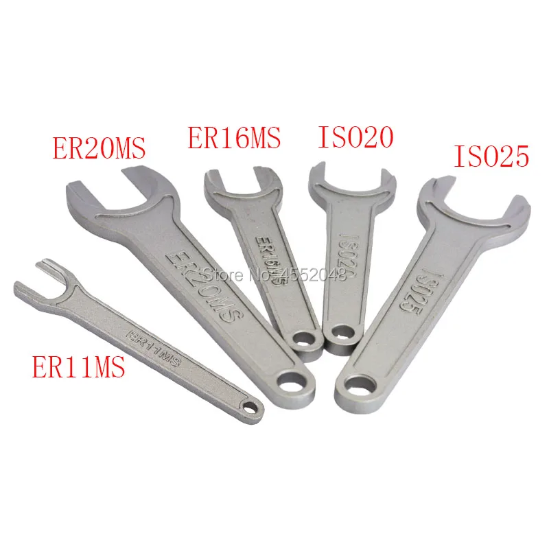 Un conjunto ISO de la manija de la llave de ISO20 ISO25 ER11MS ER16MS ER20MS precisión de la máquina de grabado de soporte de la herramienta de la llave de hierro fundido de endurecimiento 2