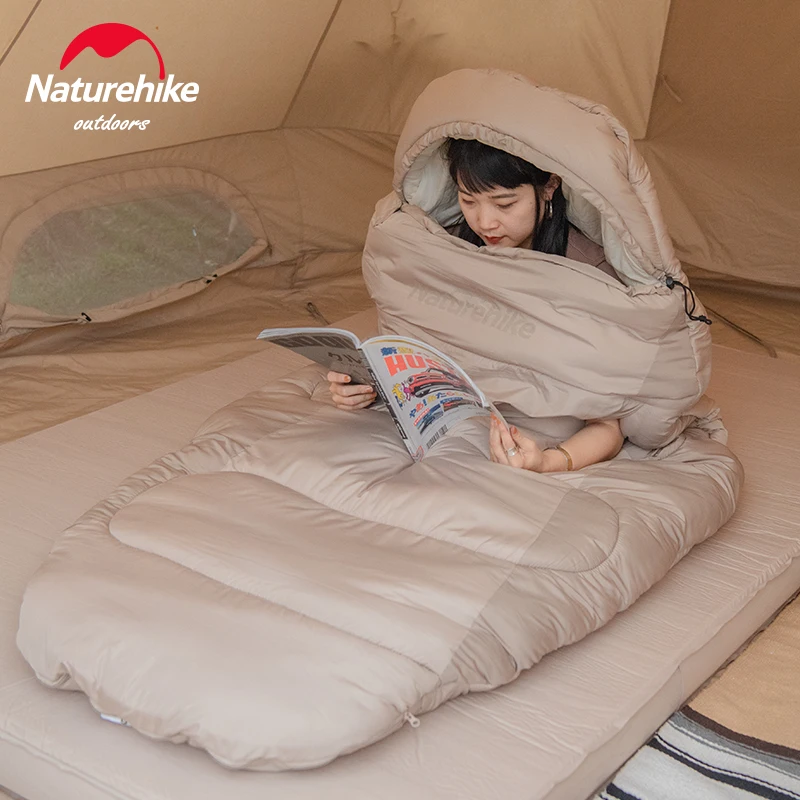 Naturehike PS200 PS300 Adultos Acampar al aire libre de Algodón Bolsa de Dormir 2