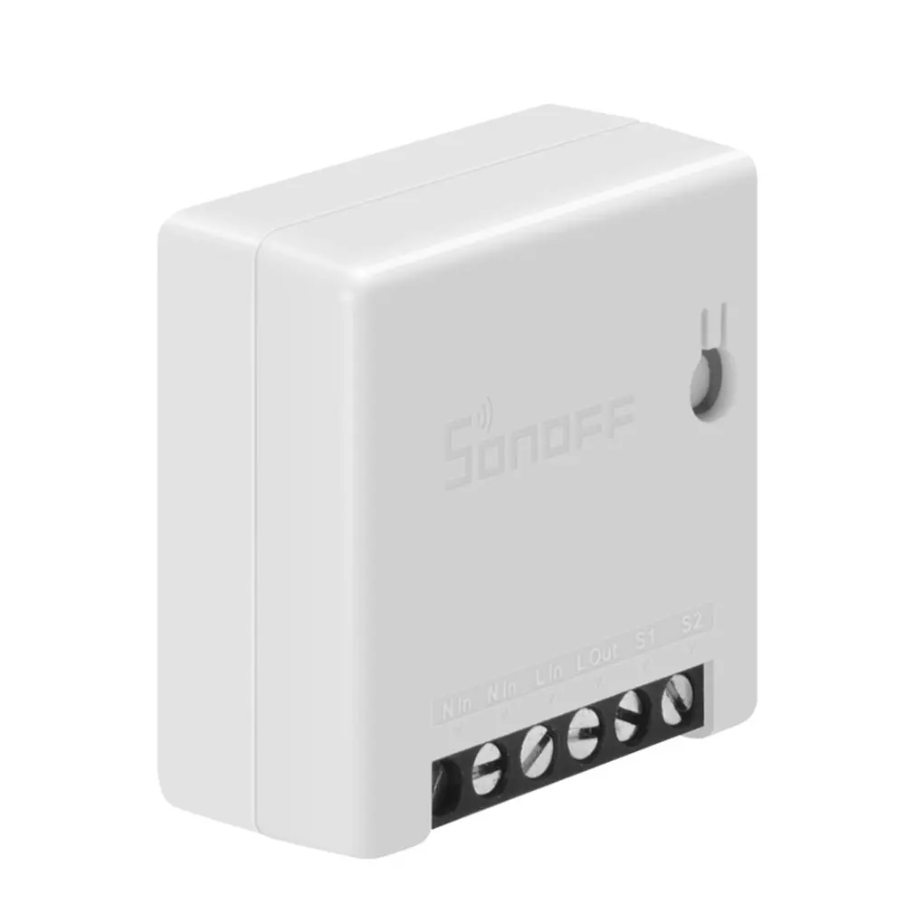 Itead SONOFF MINI DIY Smart Switch de Dos vías Interruptor Interruptor Wifi Módulo a Través de e-WeLink APLICACIÓN de Control Remoto de Trabajo Alexa principal de Google Siri 2